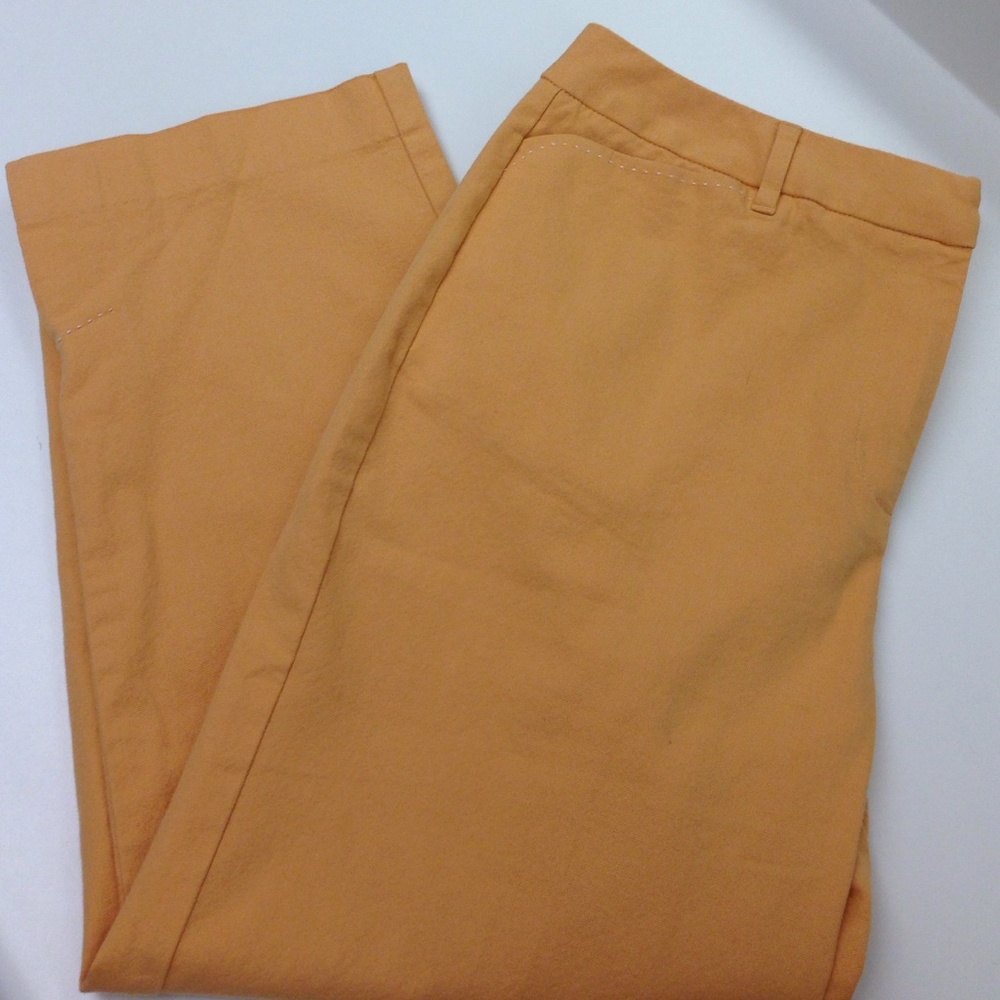 Talbots Ankle Cropped Melon Pants Size 10